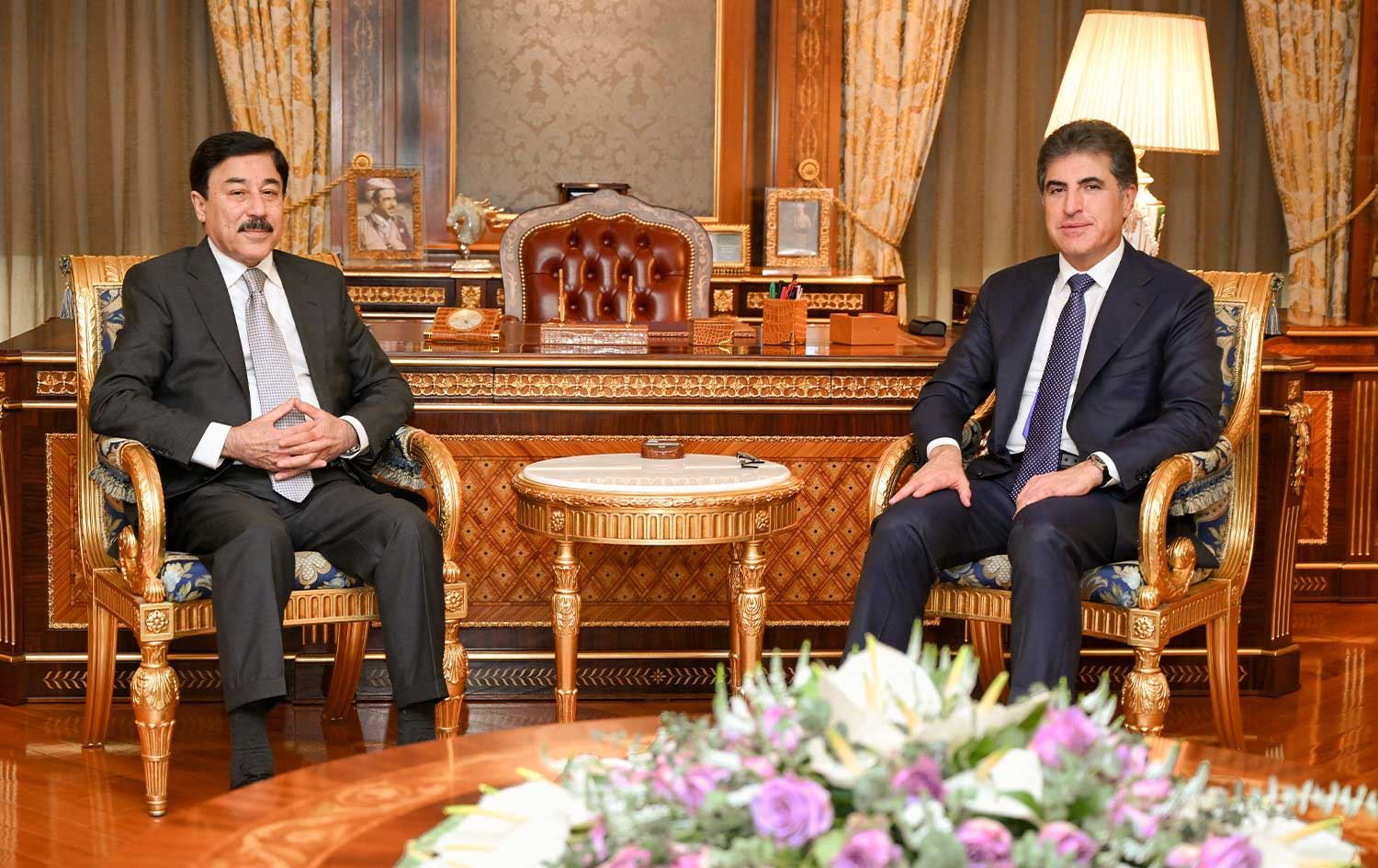 نێچیرڤان بارزانی سەرەخۆشی لە عەلی عەلاق دەکات