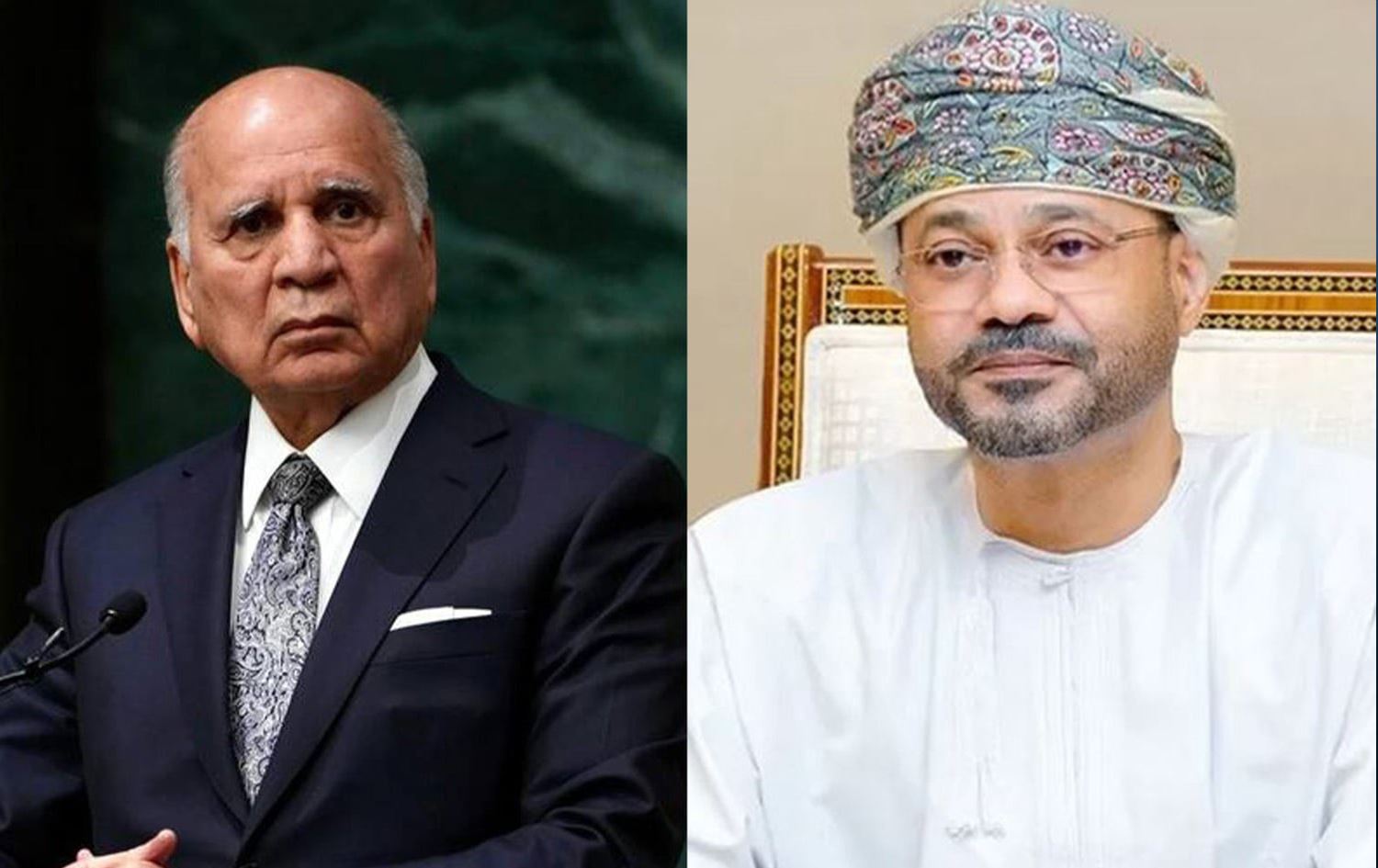 وزيرا الخارجية العراقي والعُماني