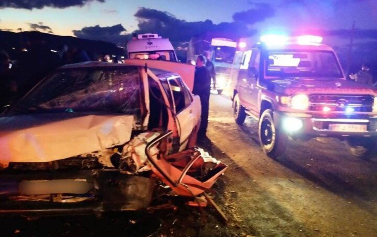 دیمەنێکی رووداوە هاتووچۆکە