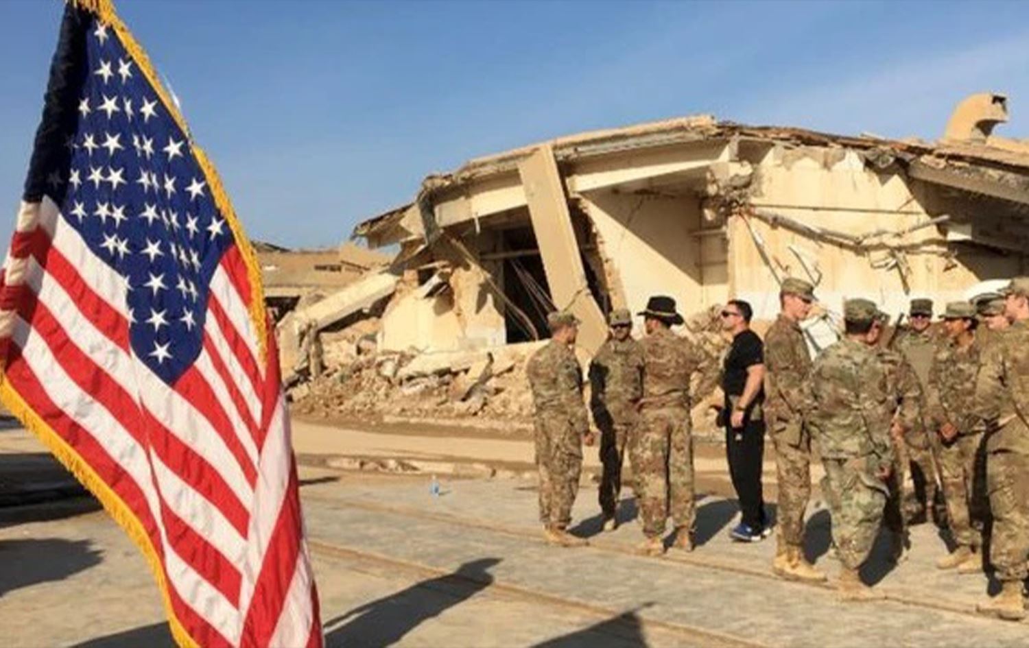 جنود أميركان في إحدى القواعد العسكرية بالمنطقة