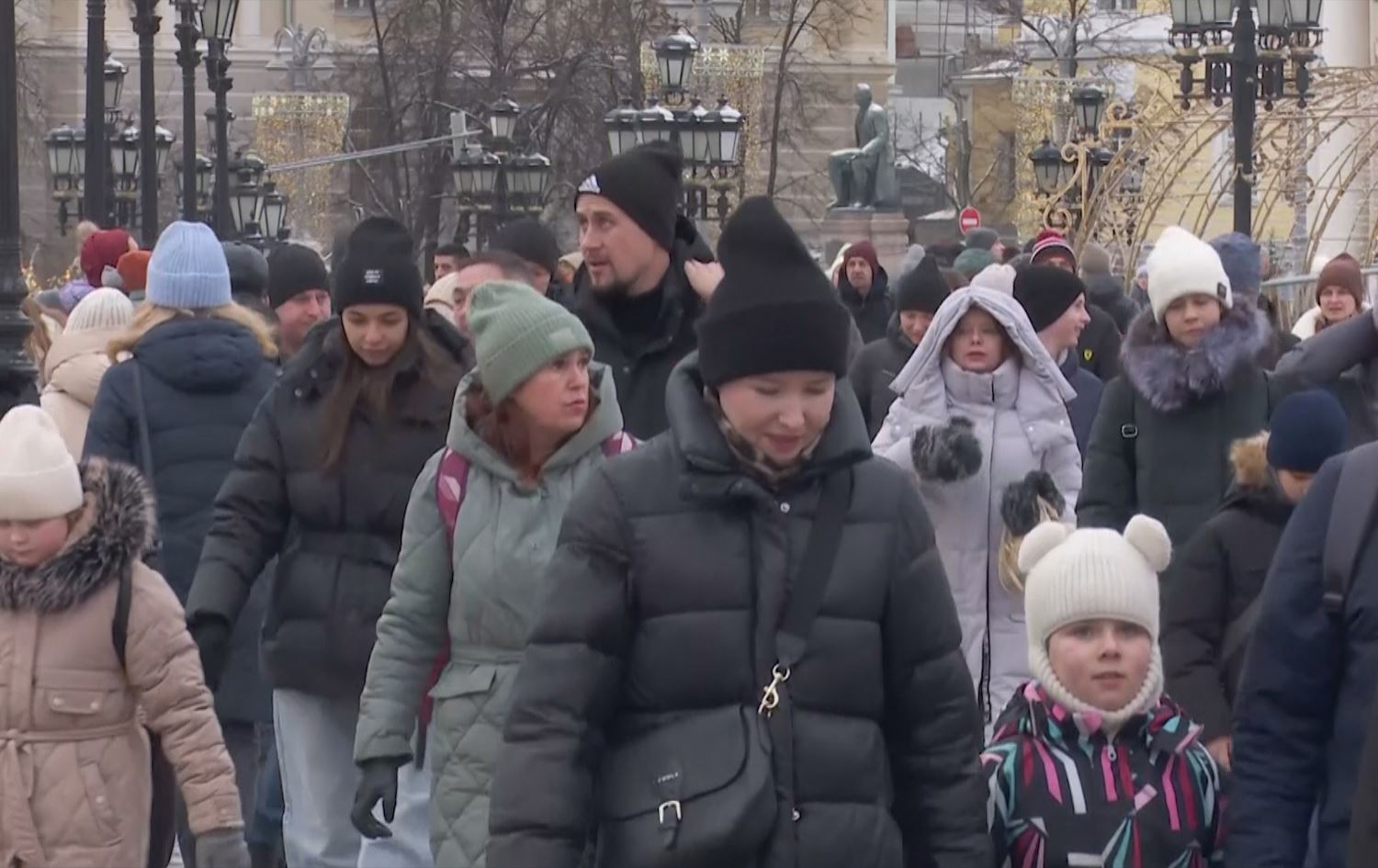 مواطنون روس في العاصمة موسكو