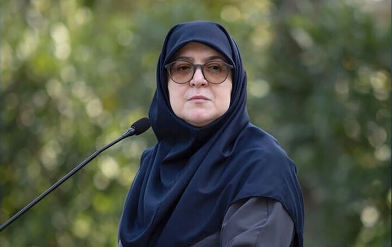 فاطمة مهاجراني المتحدثة باسم الحكومة الإيرانية