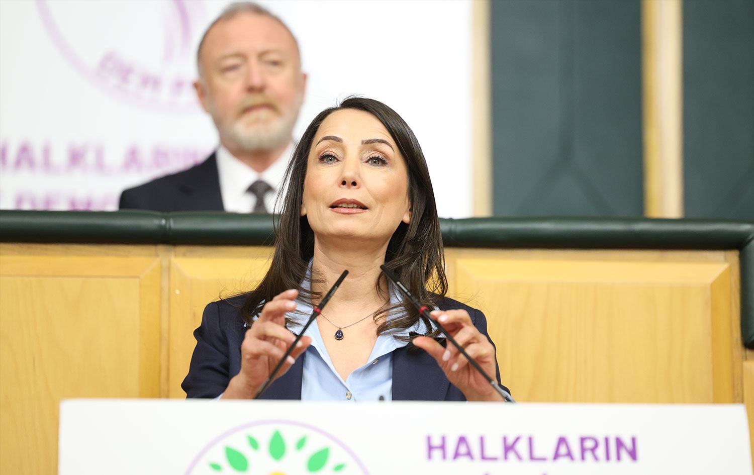Halkların Eşitlik ve Demokrasi Partisi (DEM Parti) Eş Genel Başkanı Tülay Hatimoğulları