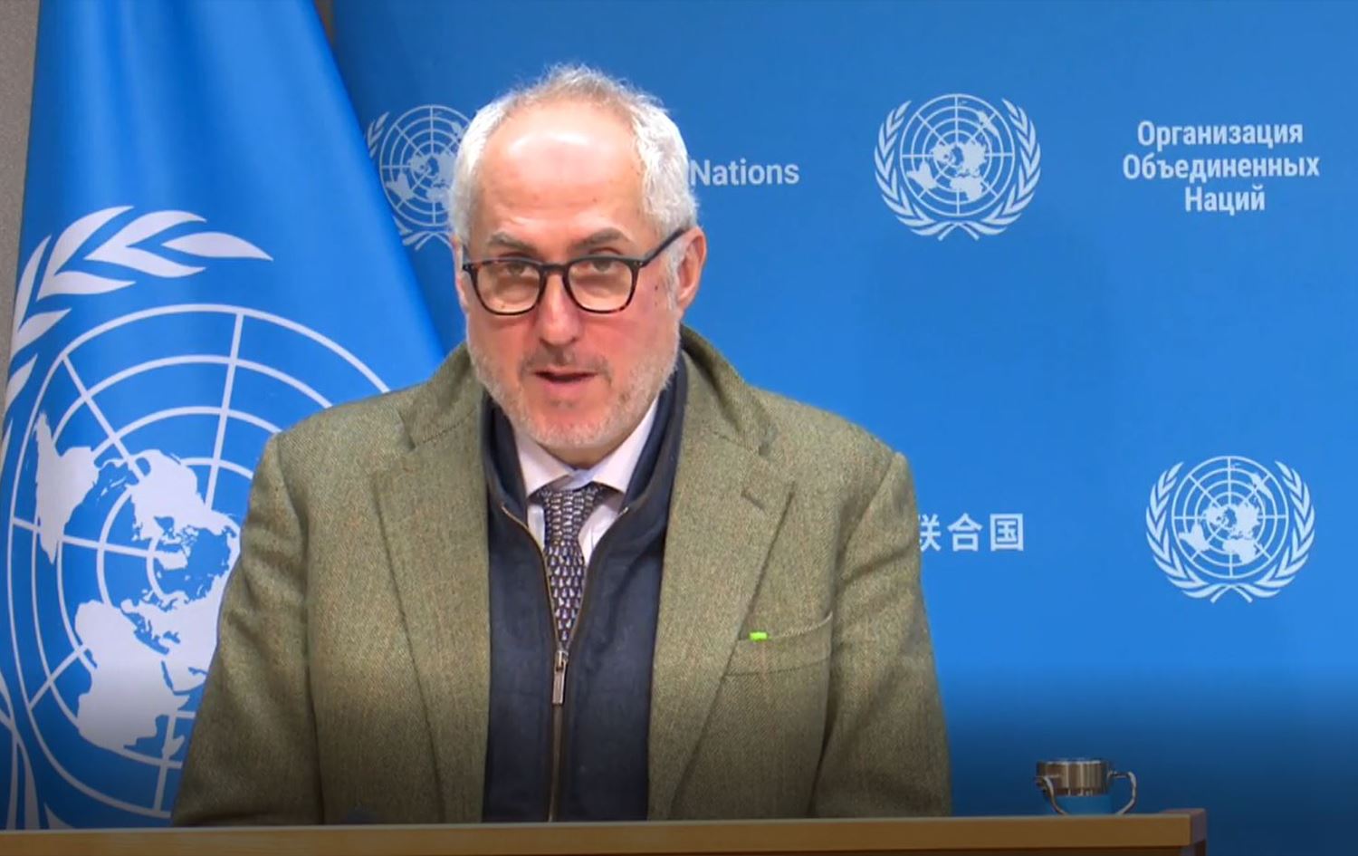 ستيفان دوجاريك - المتحدث باسم الأمين العام للأمم المتحدة