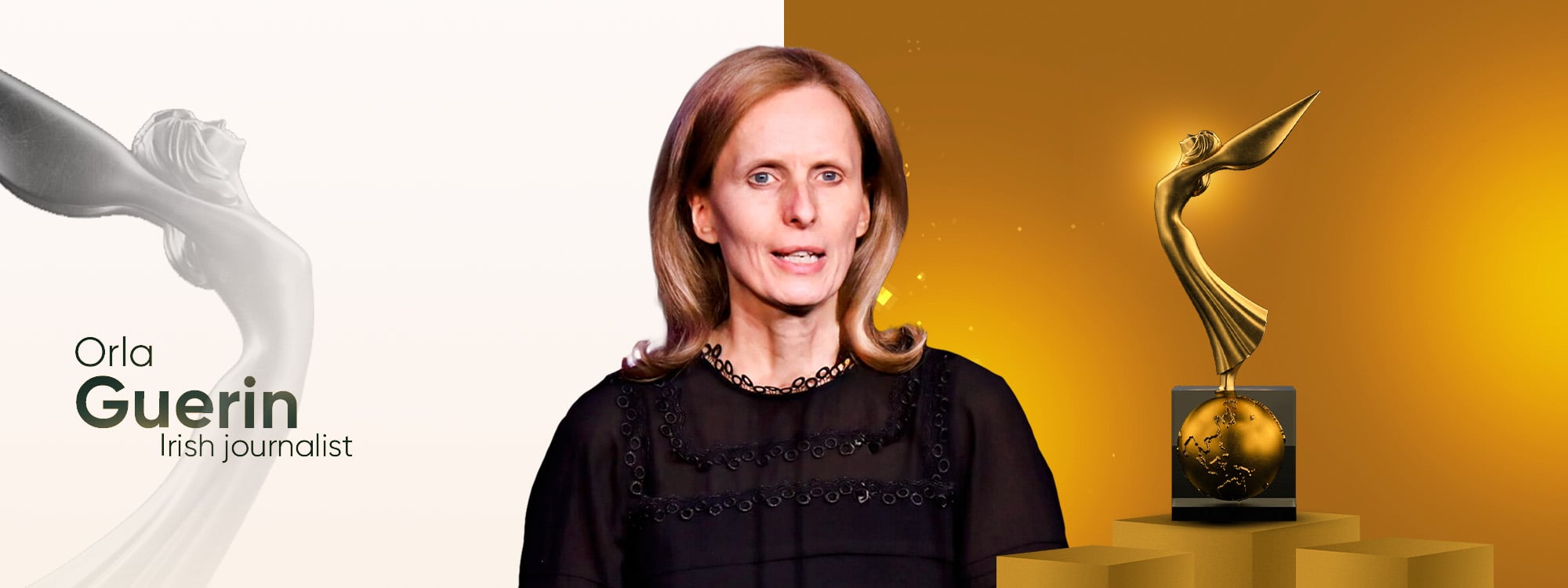 خەڵاتی شیفا گەردی درایە ژنە پەیامنێرێکی کەناڵی BBC