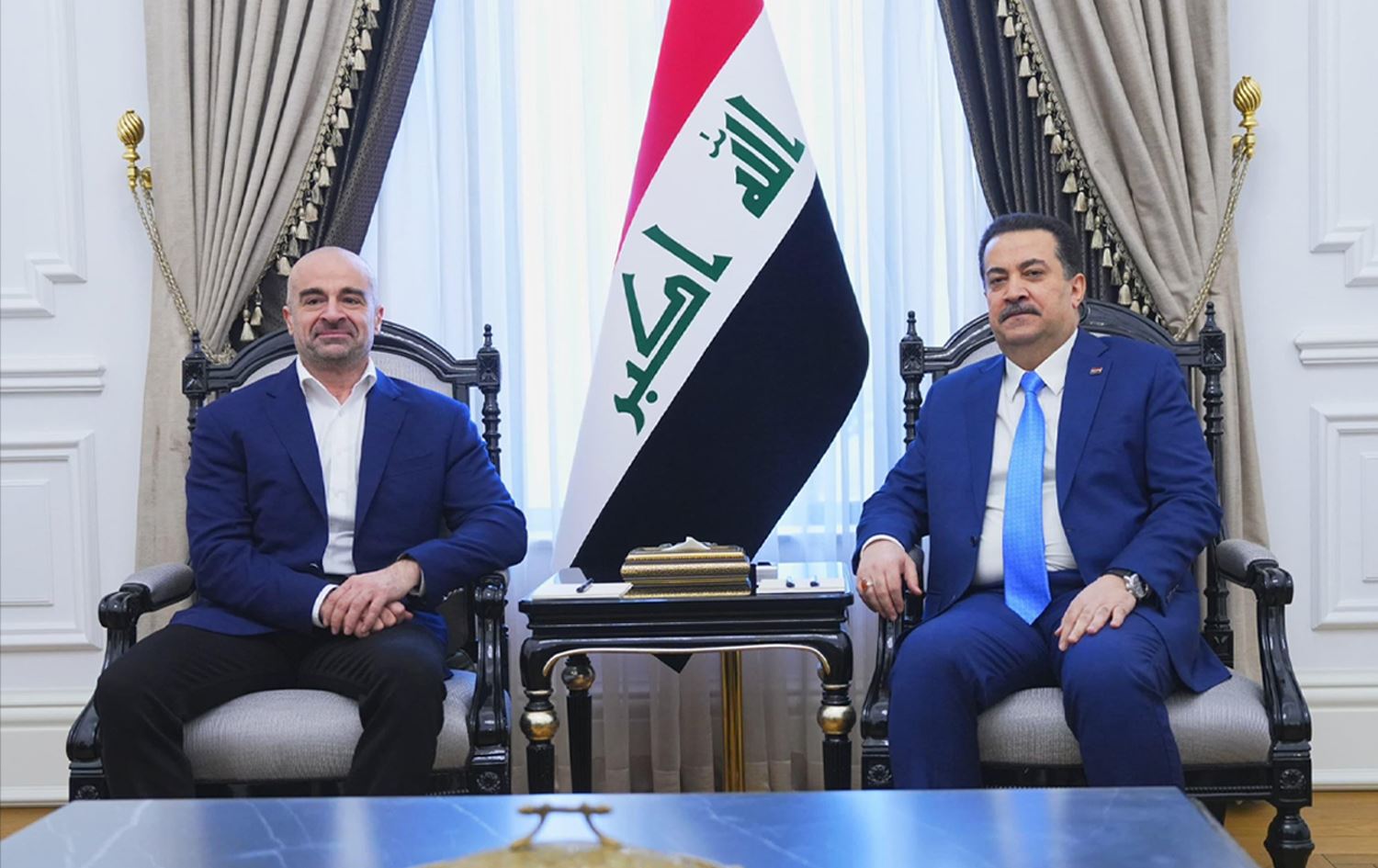 کۆبوونەوەی سوودانی و بافڵ تاڵەبانی. 