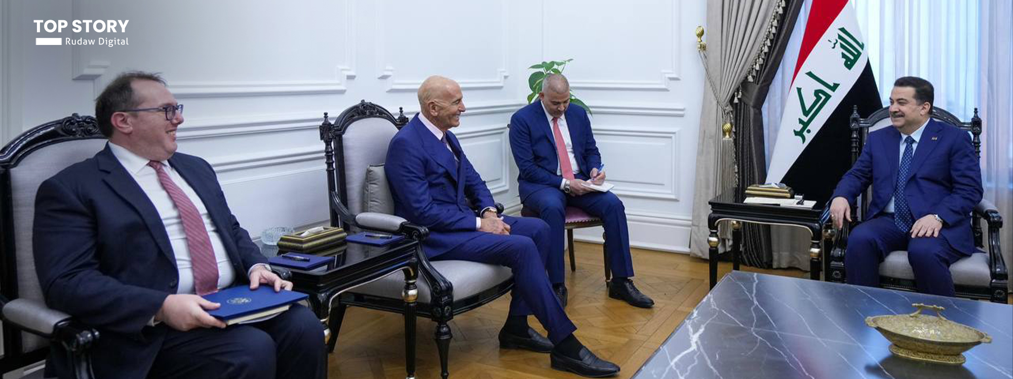 باراك ينقل للسوداني وجهة نظر ترمب حول العراق ورؤيته للأوضاع في المنطقة