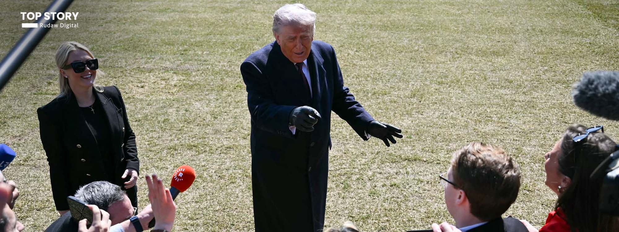 ترەمپ بۆ رووداو: زۆر باش لەگەڵ سەرکردایەتیی عێراق هەڵدەکەم