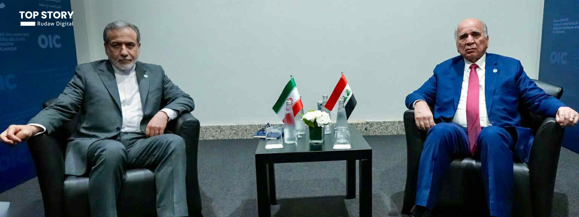 وەزیری دەرەوەی ئێران بۆ فۆئاد حوسێن: بنکە سەربازییەکانی ئەمریکا لە ناوچەکەدا دەکەینە ئامانج