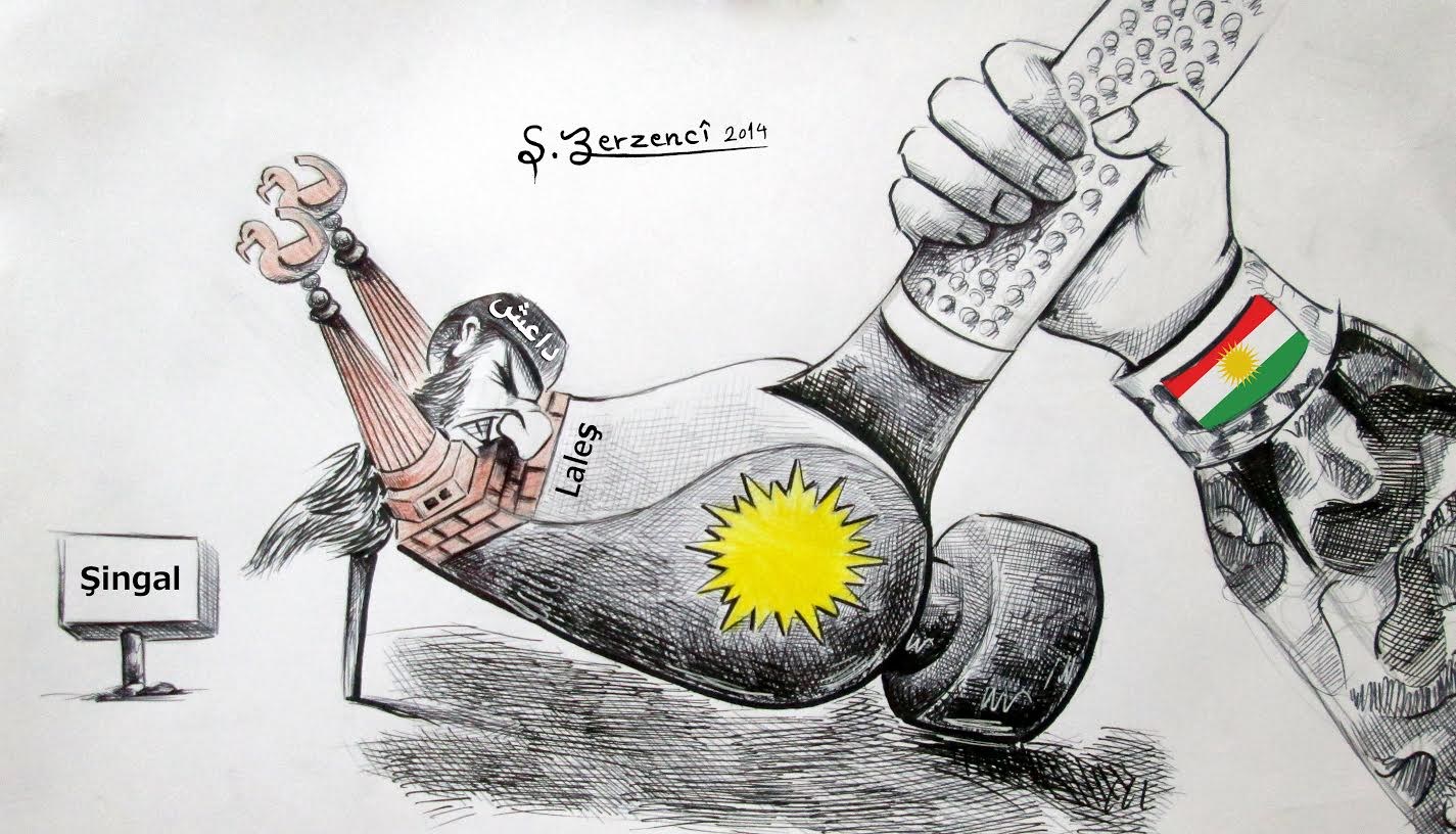 Karîkatora Îşev - DAIŞ û Laleş