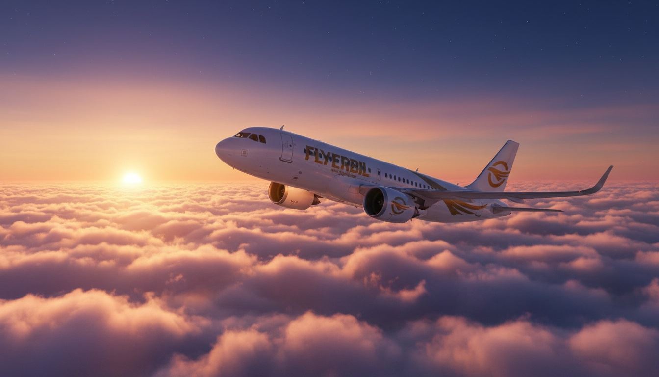 طائرة شركة فلاي أربيل