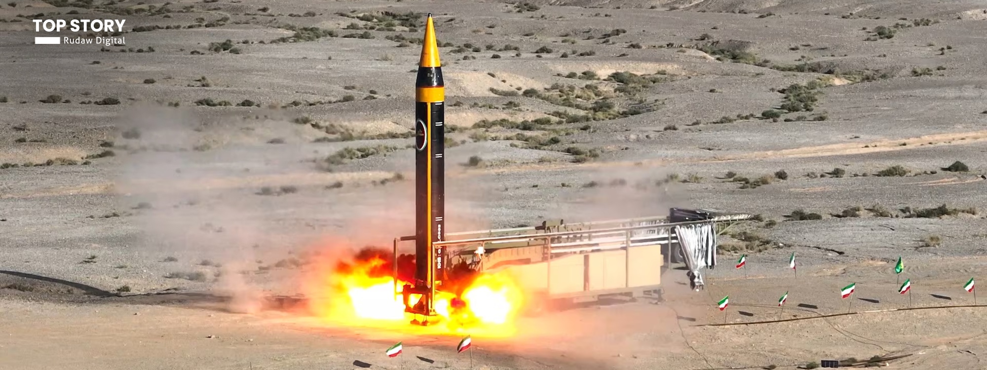 مووشەکەکانی ئێران گەیشتنە کەشتییە زەبەلاحەکەی ئەمریکا؛ جۆرەکانی چین؟