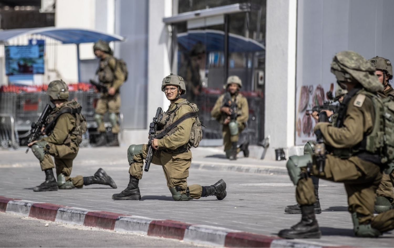 ژمارەیەک سەربازی ئیسرائیلیی. وێنە:AP