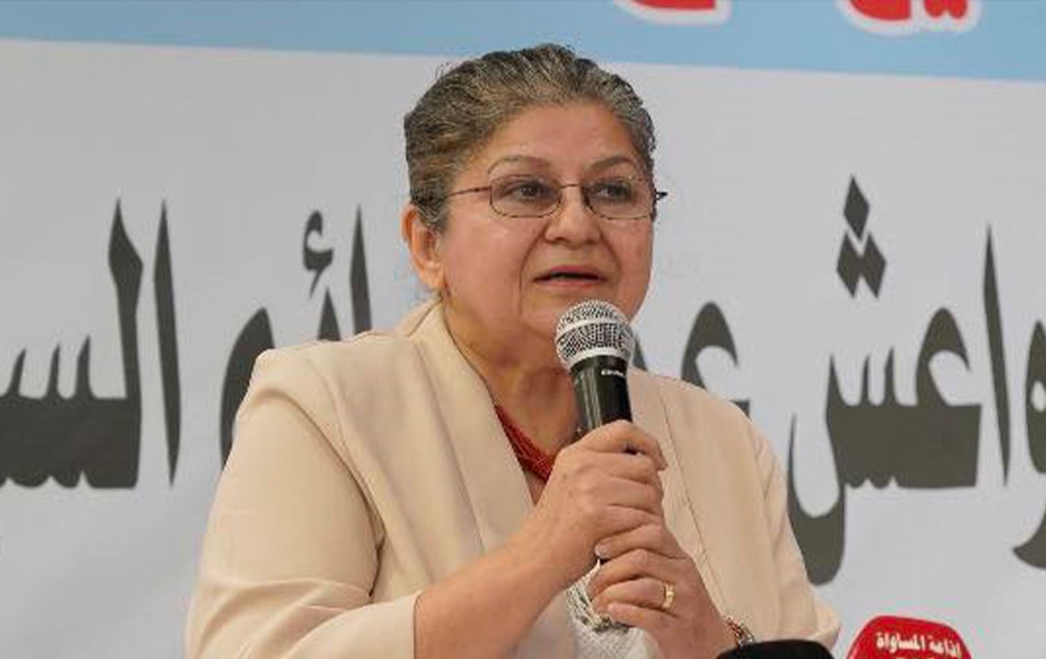 ينار محمد رئيسة منظمة حرية المرأة