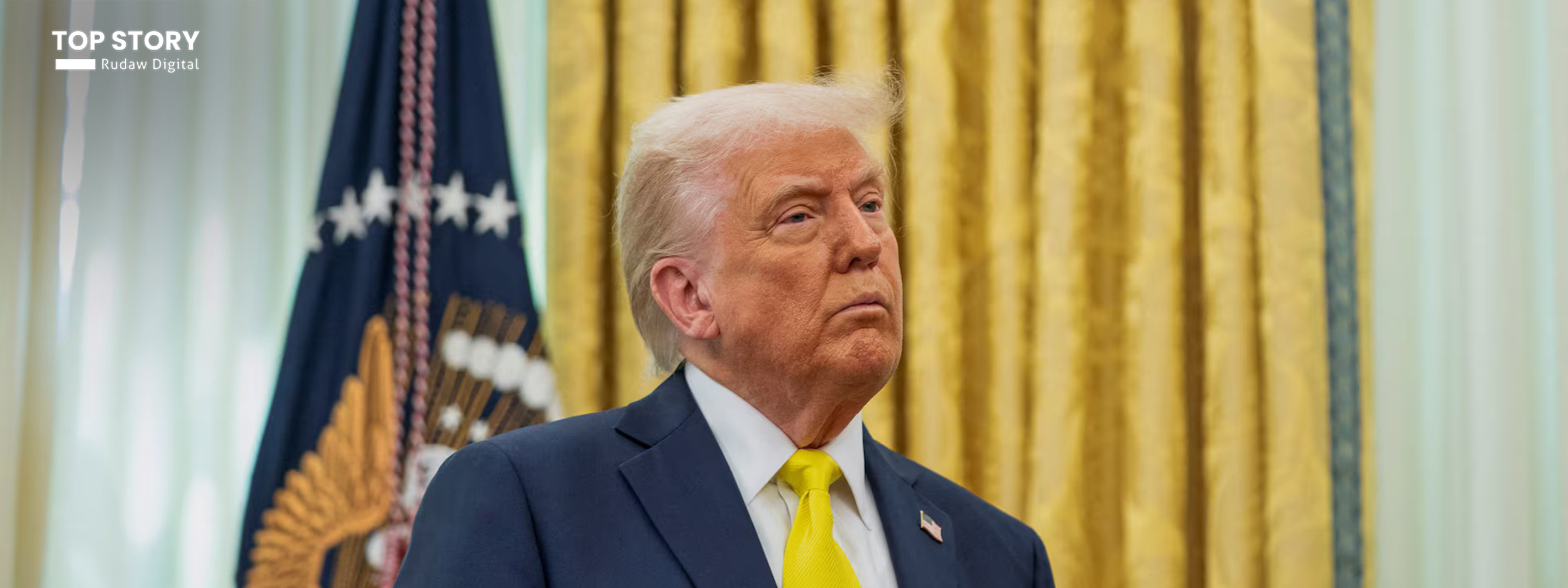 ترەمپ لەبارەی شەڕی ئێران: هێشتا گورزە بەهێزەکەمان نەوەشاندووە