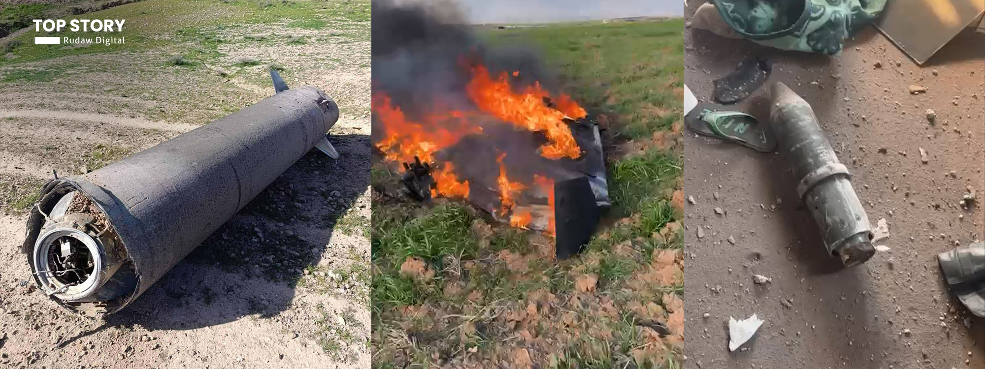 هەرێمی کوردستان پریشکی جەنگی بەرکەوت؛ نزیکەی 100 درۆن و مووشەکی ئاراستەکراوە