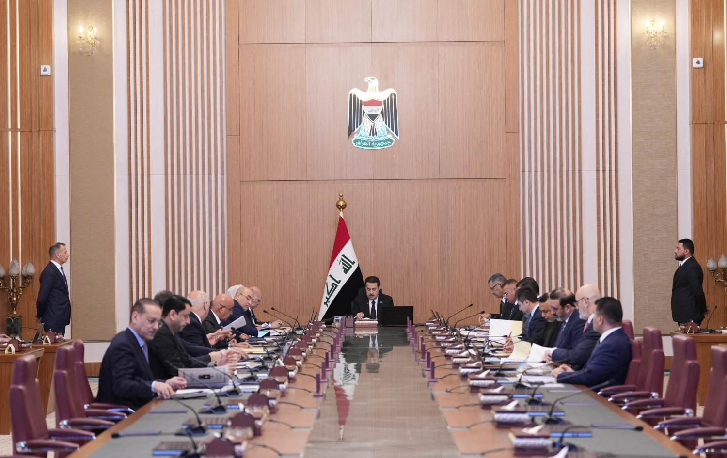 جلسة مجلس الوزراء العراقي
