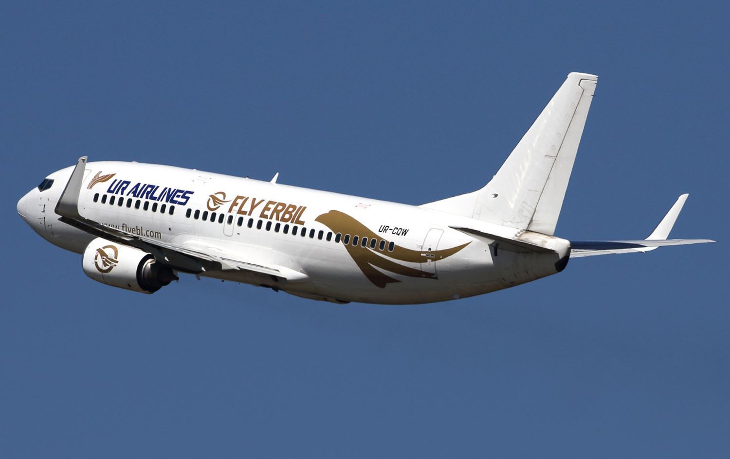 طائرة تابعة لشركة فلاي أربيل