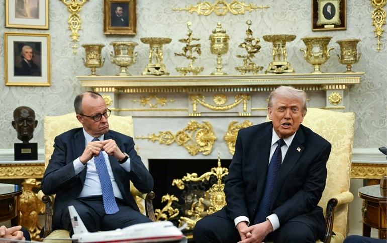 دۆناڵد ترەمپ و فرێدریش مێرتس