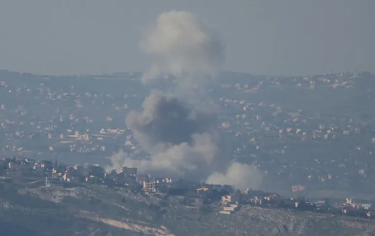 ساتی بۆردوومانێک بۆسەر باشووری لوبنان. وێنە: Rabih Daher/AFP