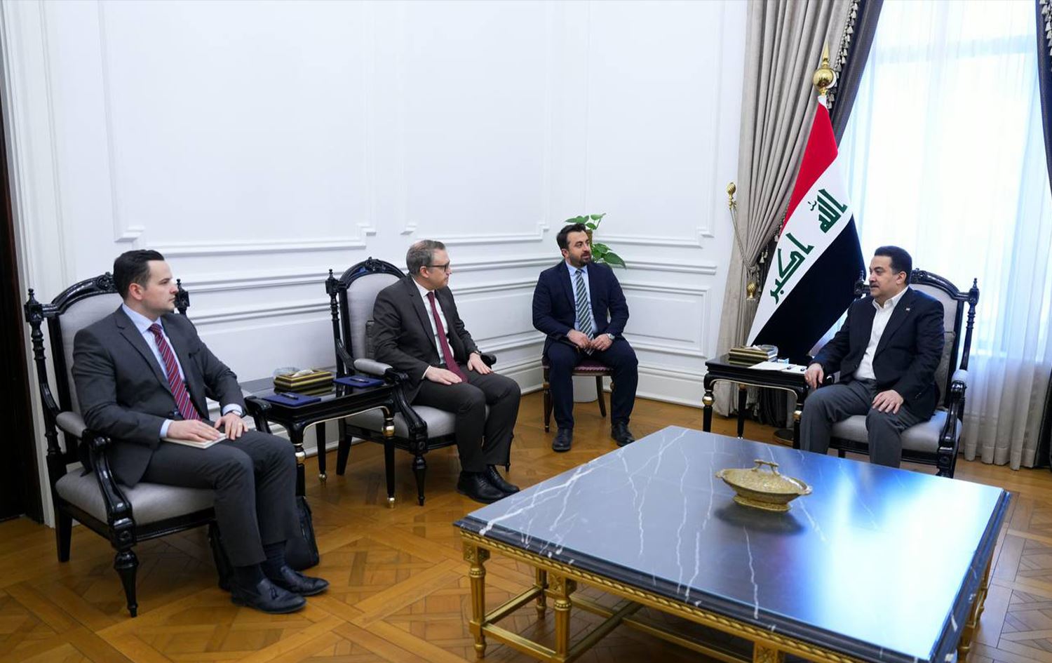 محمد شياع السوداني يستقبل السفير التركي في العراق