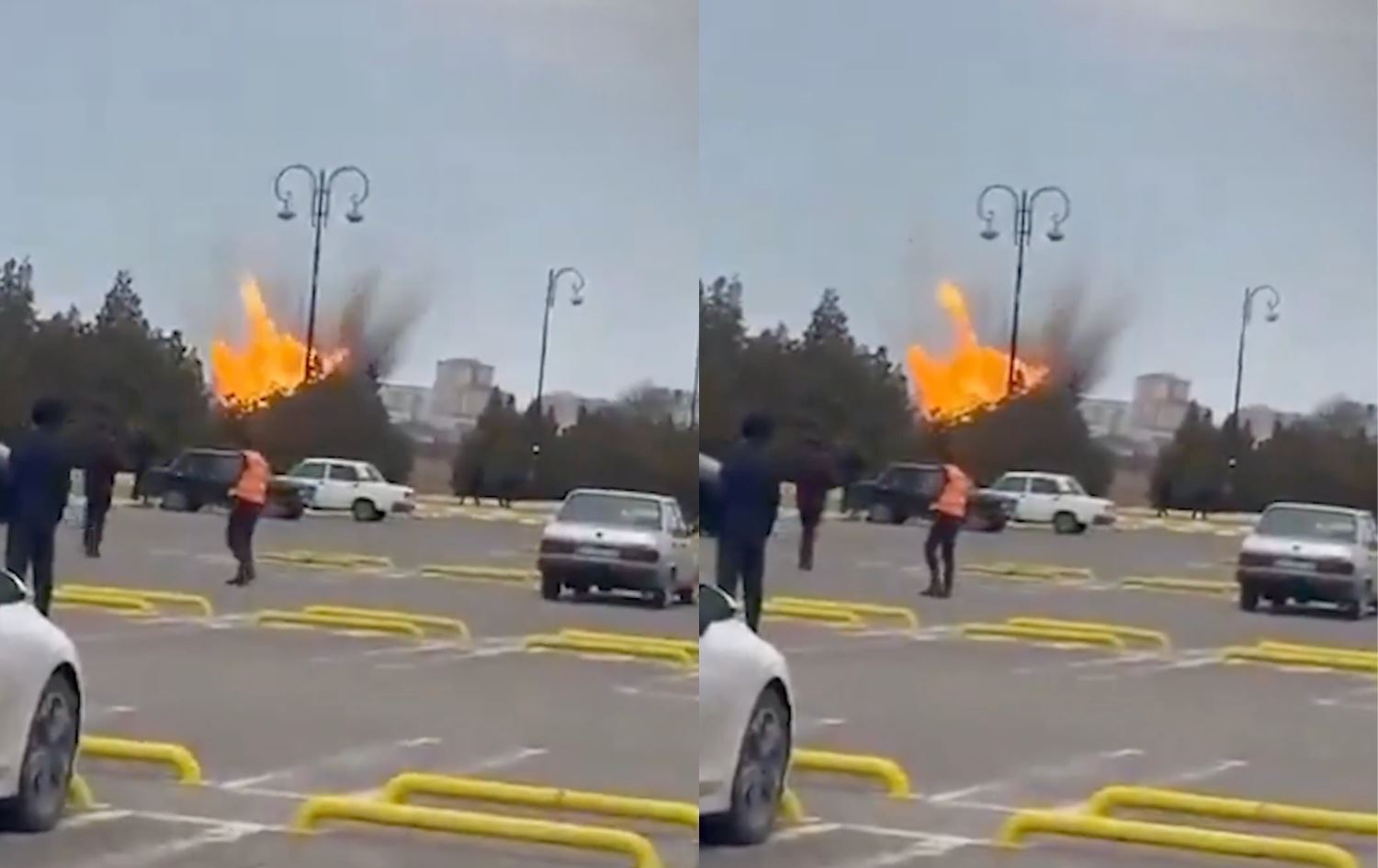 İHA saldırısı / Fotoğraf: Ekran görüntüsü