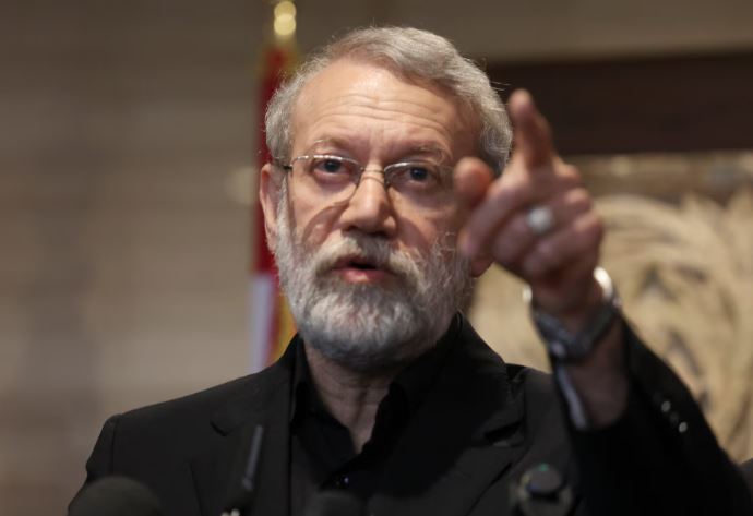 عەلی لاریجانی، سکرتێری ئەنجوومەنی باڵای ئاسایشی نیشتمانیی ئێران. وێنە: Reuters