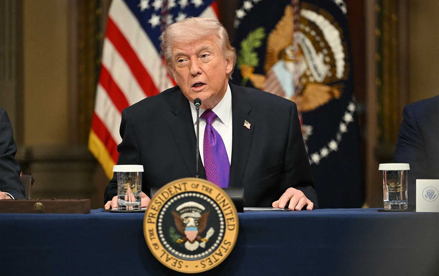 وێنەیەکی دۆناڵد ترەمپ؛ ANDREW CABALLERO-REYNOLDS / AFP