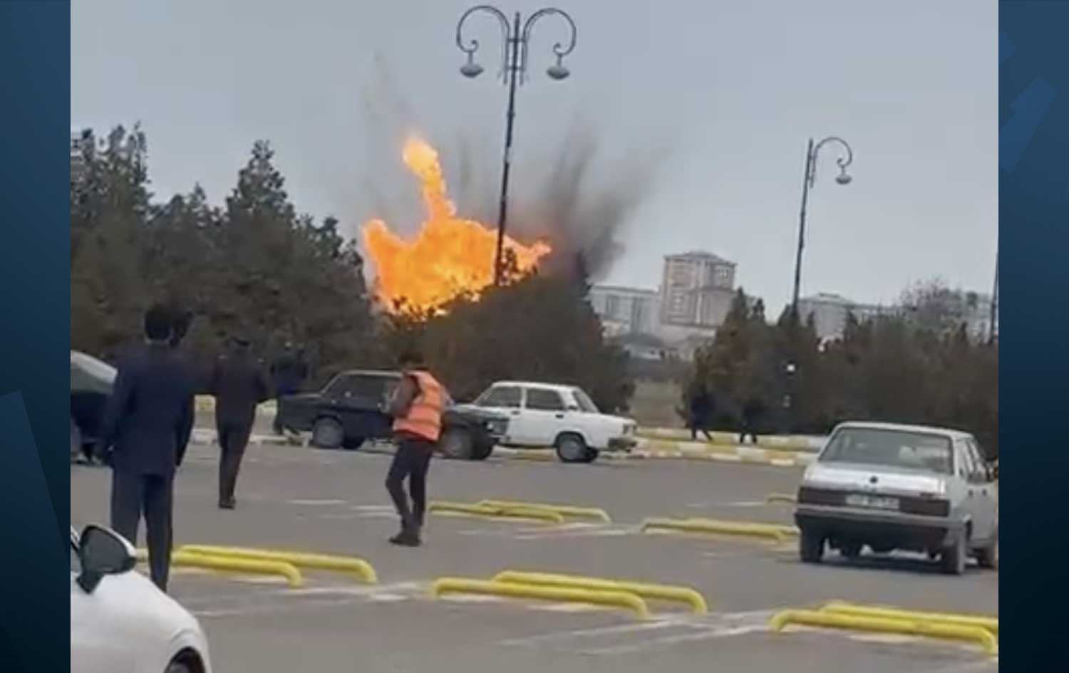 دیمەنی ساتی هێرشەکەی سەر ئازەربایجان