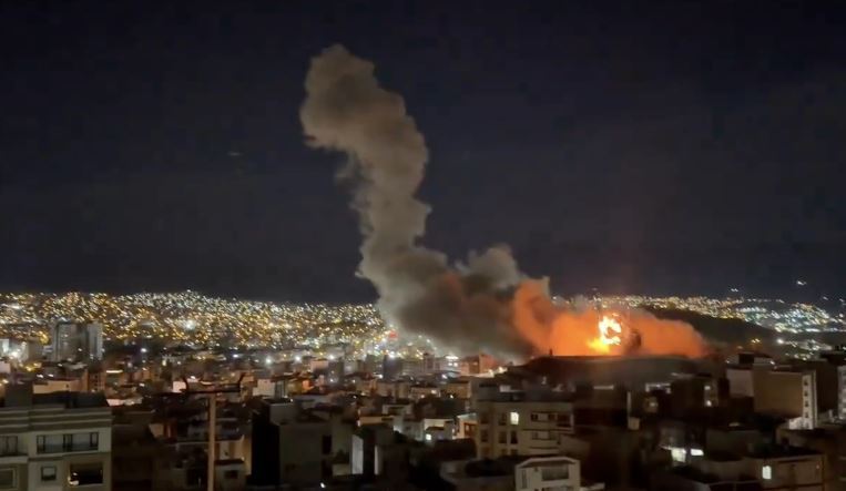 Dîmenê dema êrişa Kirmaşanê\ Wêne: Medyaya Civakî