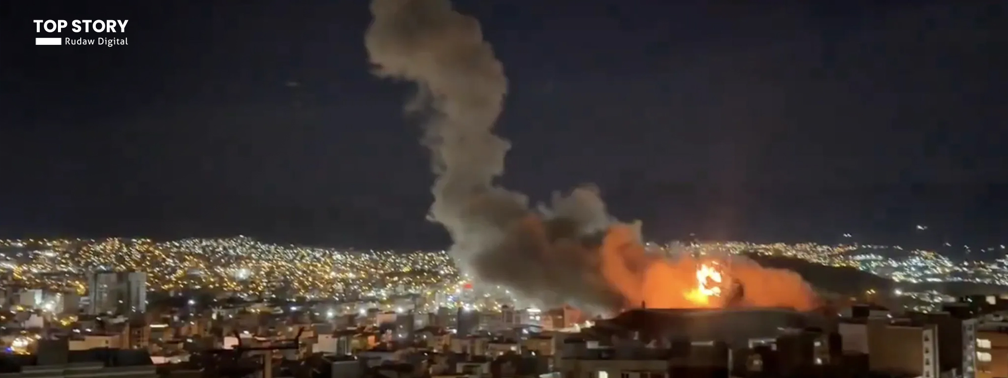 بنکە سەربازییەکانی ئێران لە کرماشان بە چڕی بۆردوومان کران