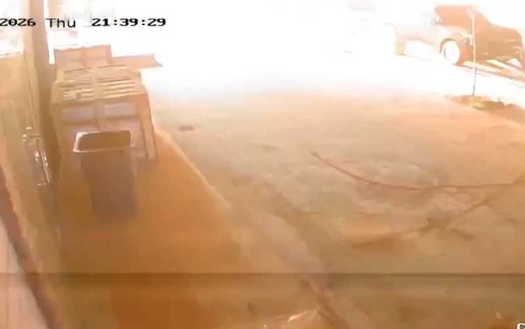 Dîmenê teqînê / Wêne: Ji vîdeoyê