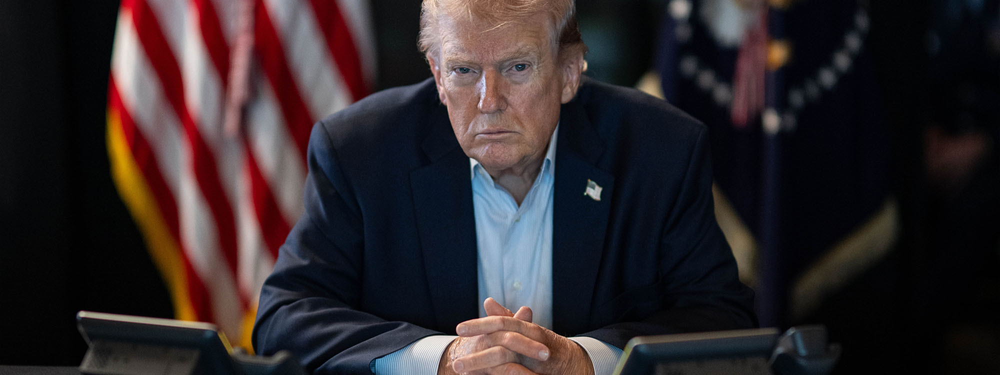 US President Donald Trump pictured on the third day of Operation Epic Fury against Iran on March 2, 2026. Photo: White House/X