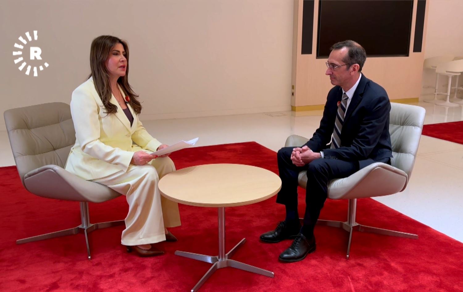 رێمی فێراود، سیناتۆری فەرەنسا و ئاڵا شاڵی، پەیامنێری رووداو لە ئەڵمانیا