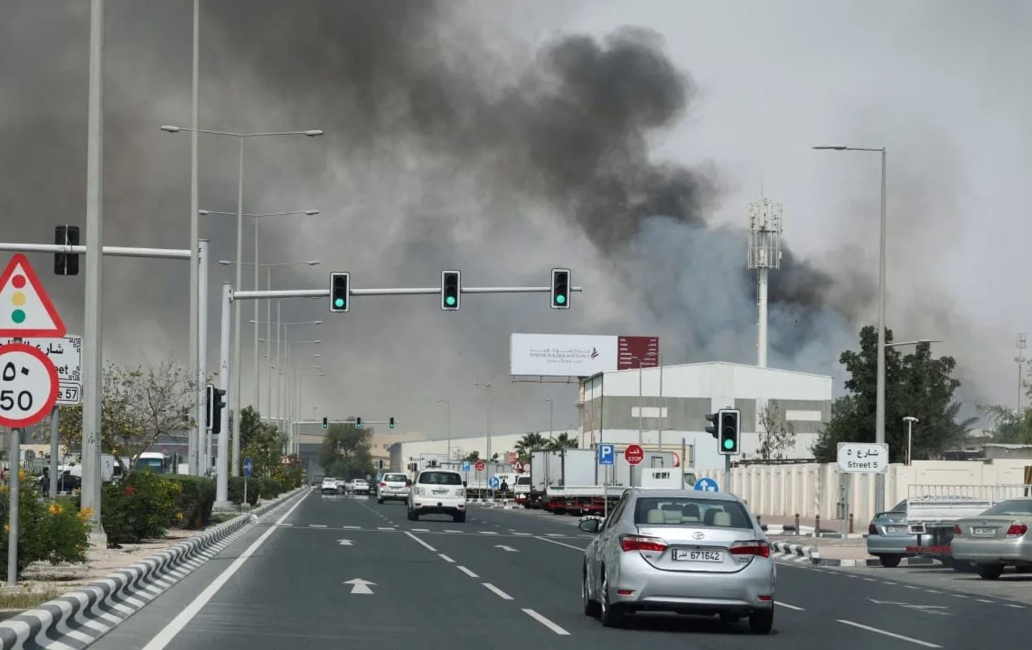 Êrişeke Îranê li baregehe Amerîkayê ya li Kuweytê / Wêne:Ajans