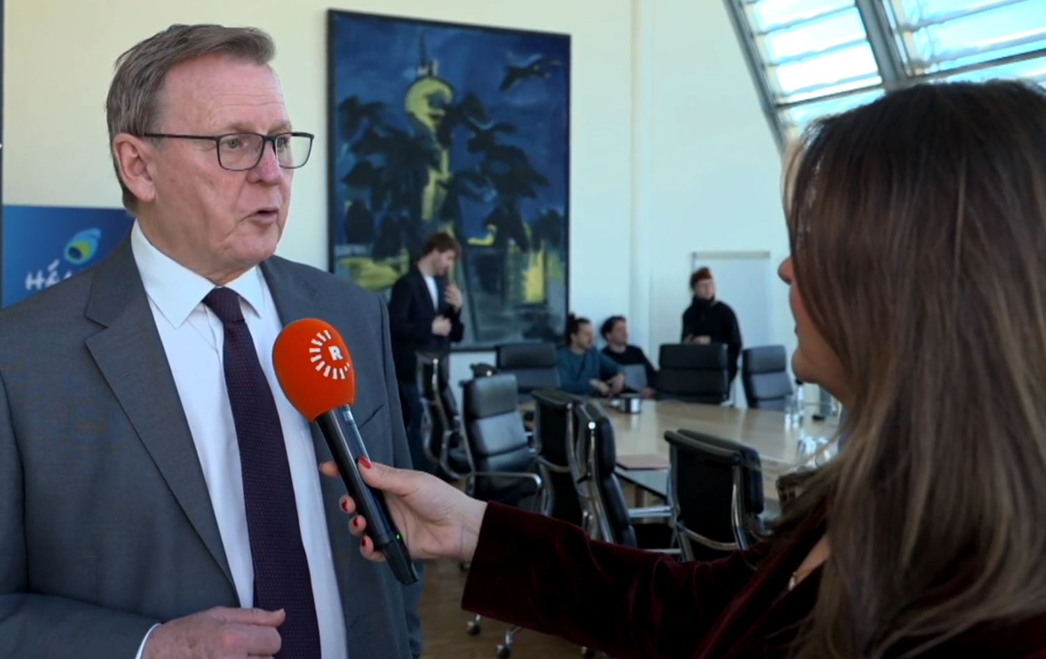 Bodo Ramelow û Ala Şalî\ Wêne û Vîdeo Rûdaw