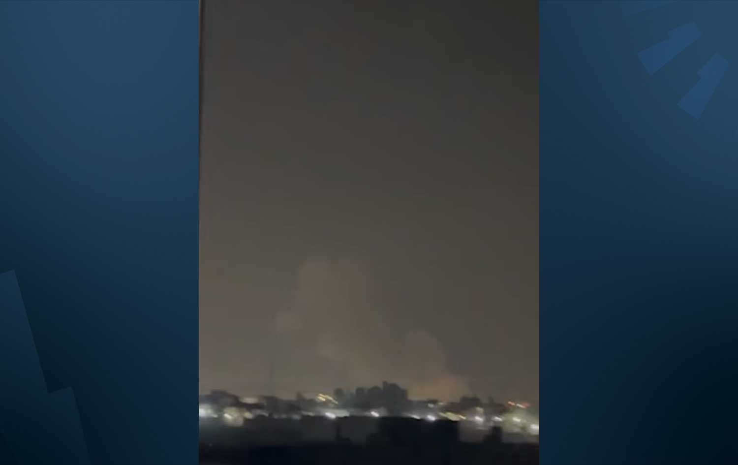 جانب من القصف 