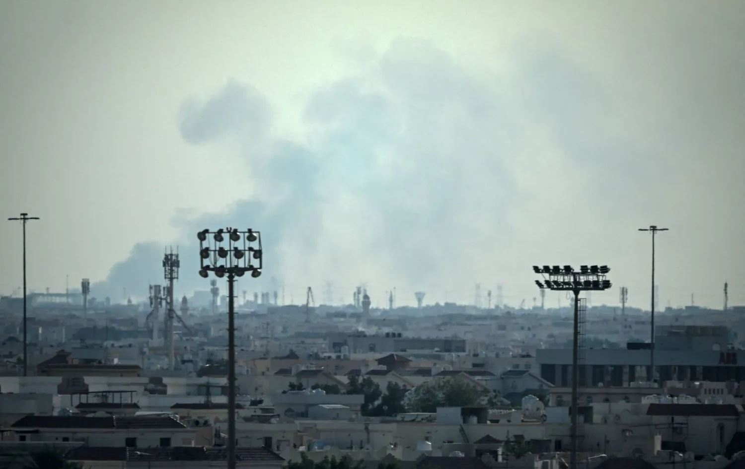 استهداف ايراني لقاعدة العديد القطرية - AFP