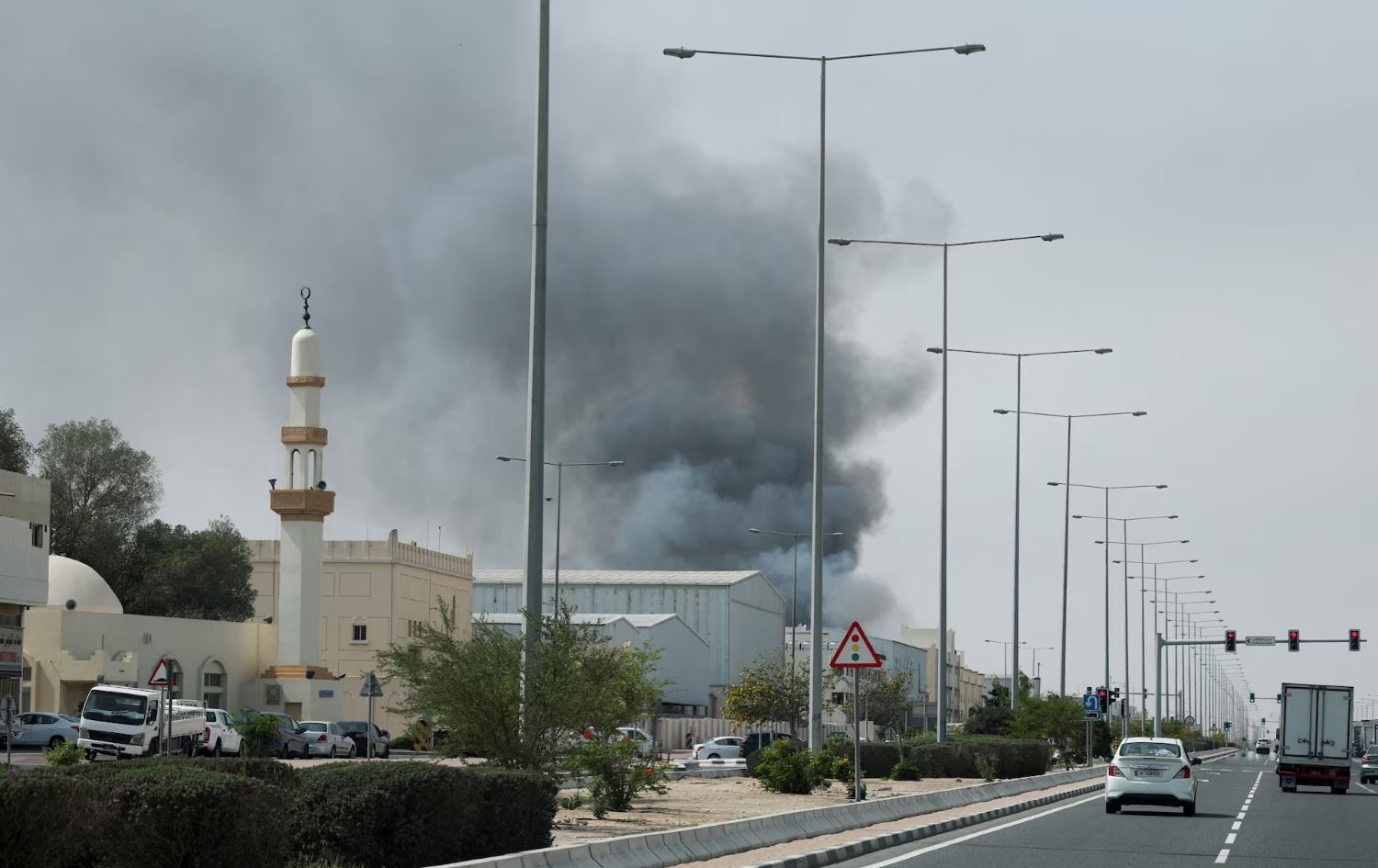 هجوم لإيران على قطر 