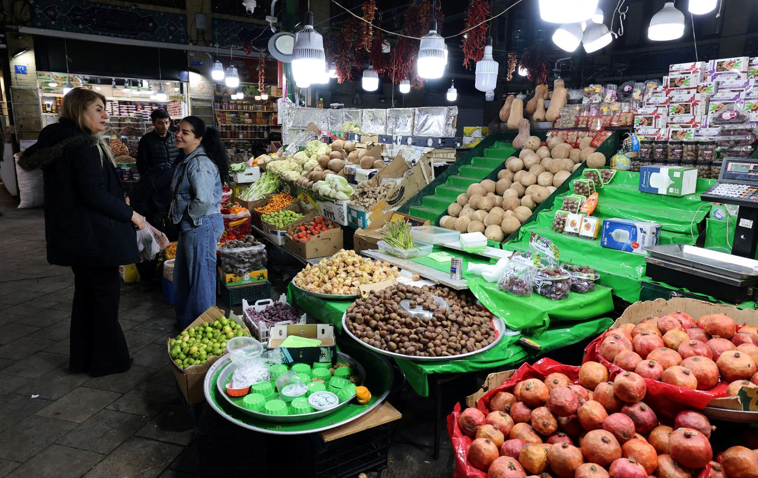 بازاڕێکی تاران. وێنە: AFP 