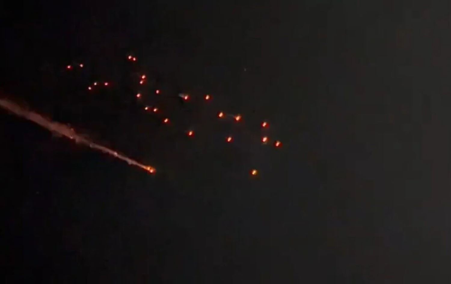 دیمەنی هێرشێکی ئێران بۆسەر ئیسرائیل