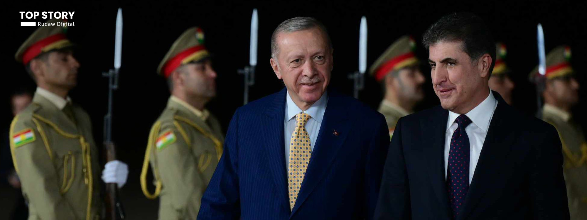 نێچیرڤان بارزانی و ئەردۆغان: بە رێگەچارەی سیاسی رێگری لە تەشەنەکردنی ململانێکان بکرێت