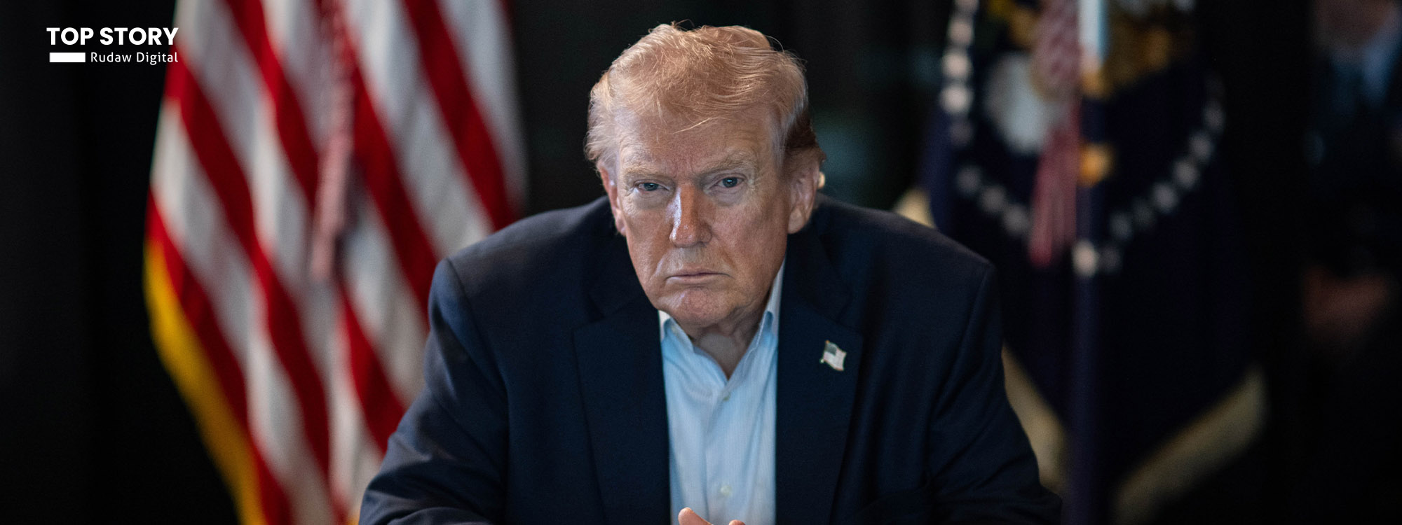 قسەی نوێی دۆناڵد ترەمپ لەبارەی چوونی هێزە کوردییەکان بۆ نێو ئێران