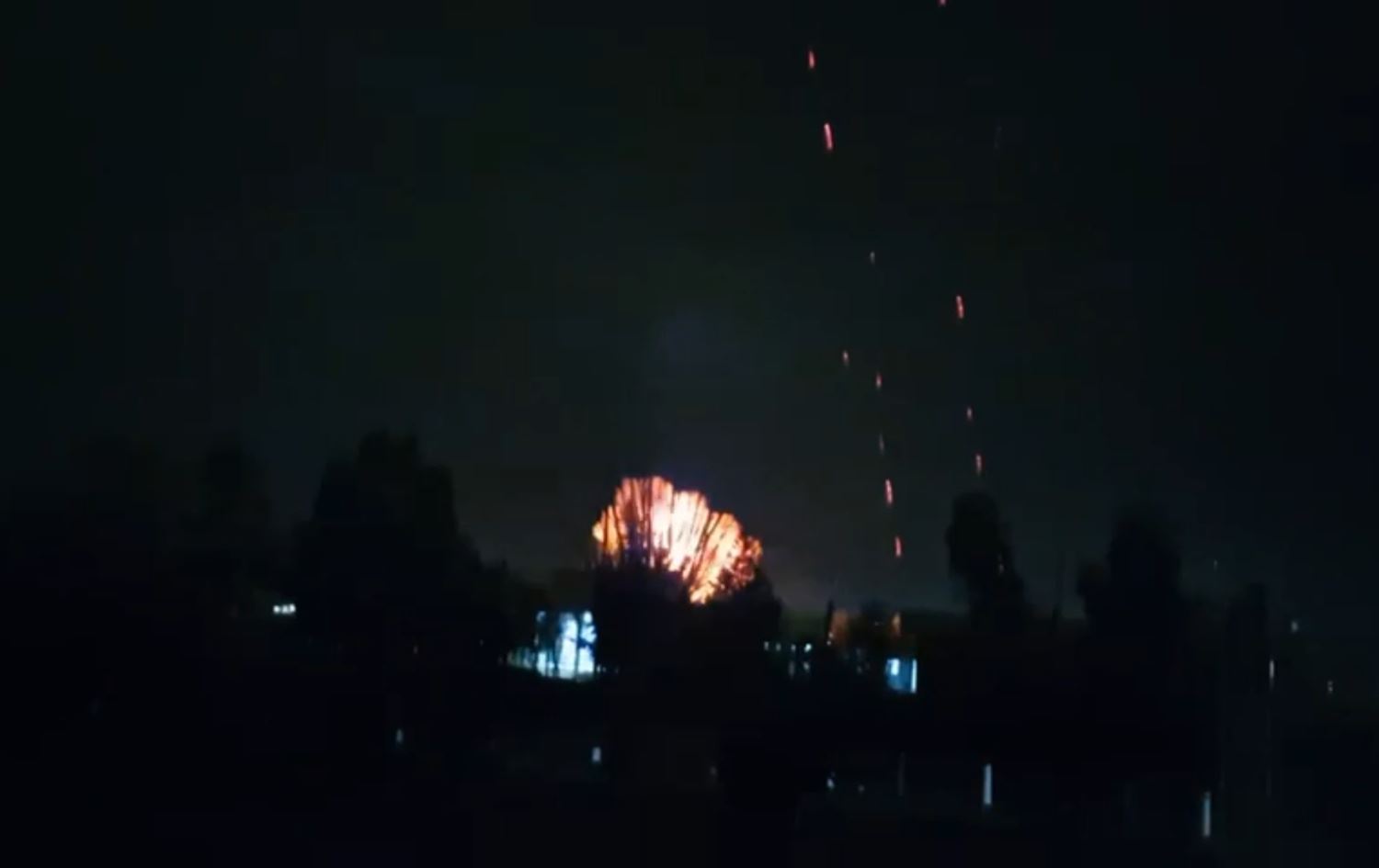 وێنەکە هێرشێکی درۆنییە بۆ سەر سلێمانی