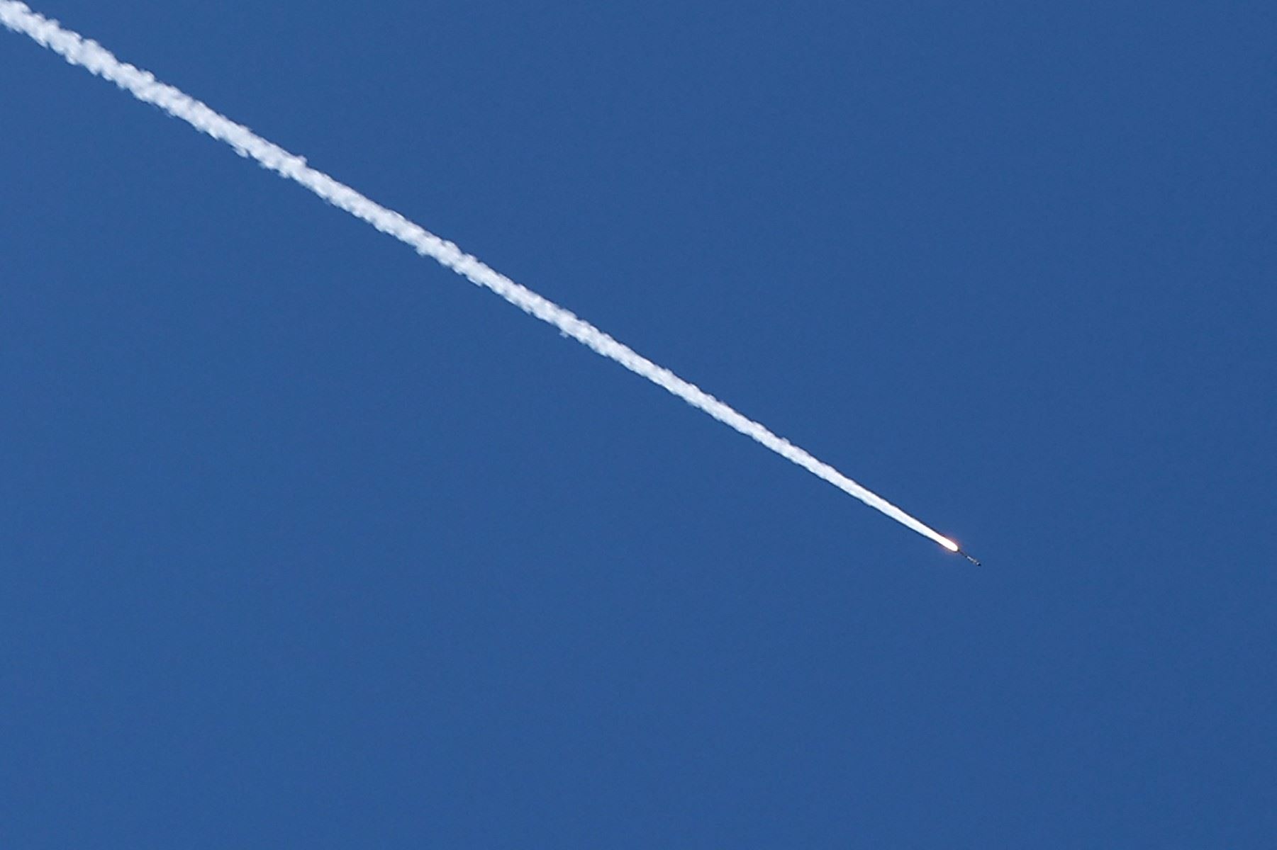 مووشەکێکی ئێرانی لە ئاسمانی ئیسرائیل