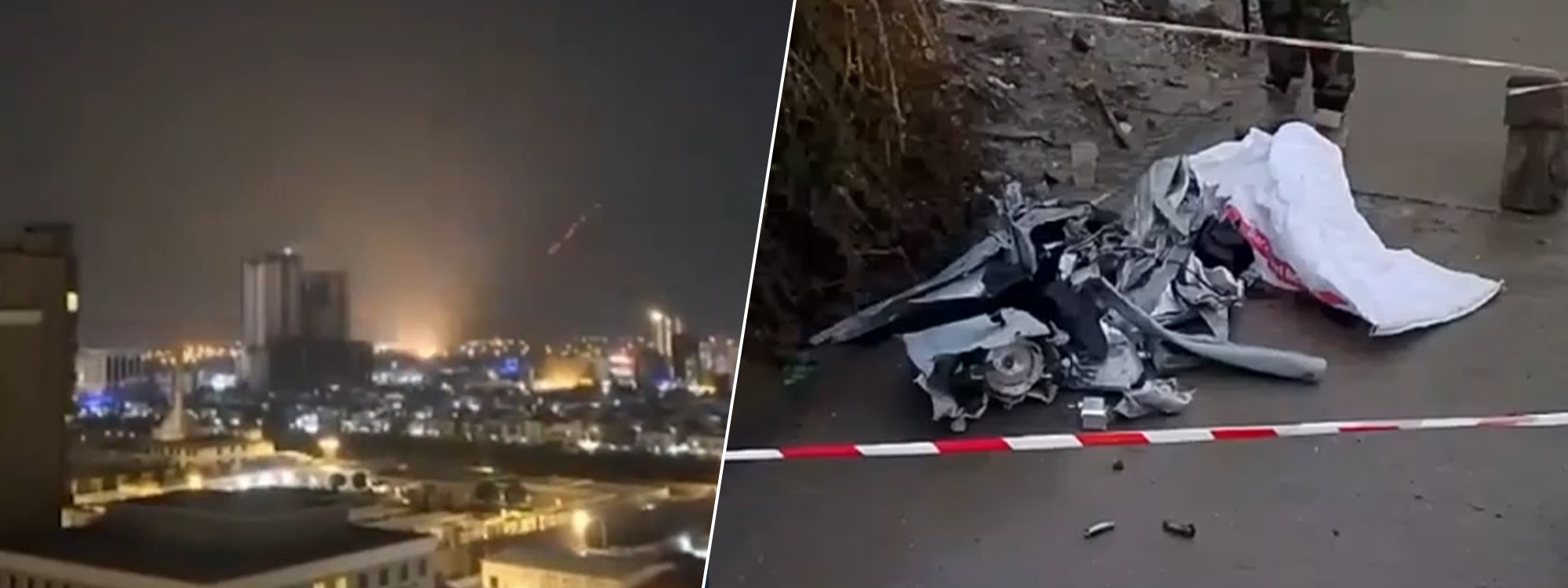 Recent drone attacks in the Kurdistan Region. Photos: submitted