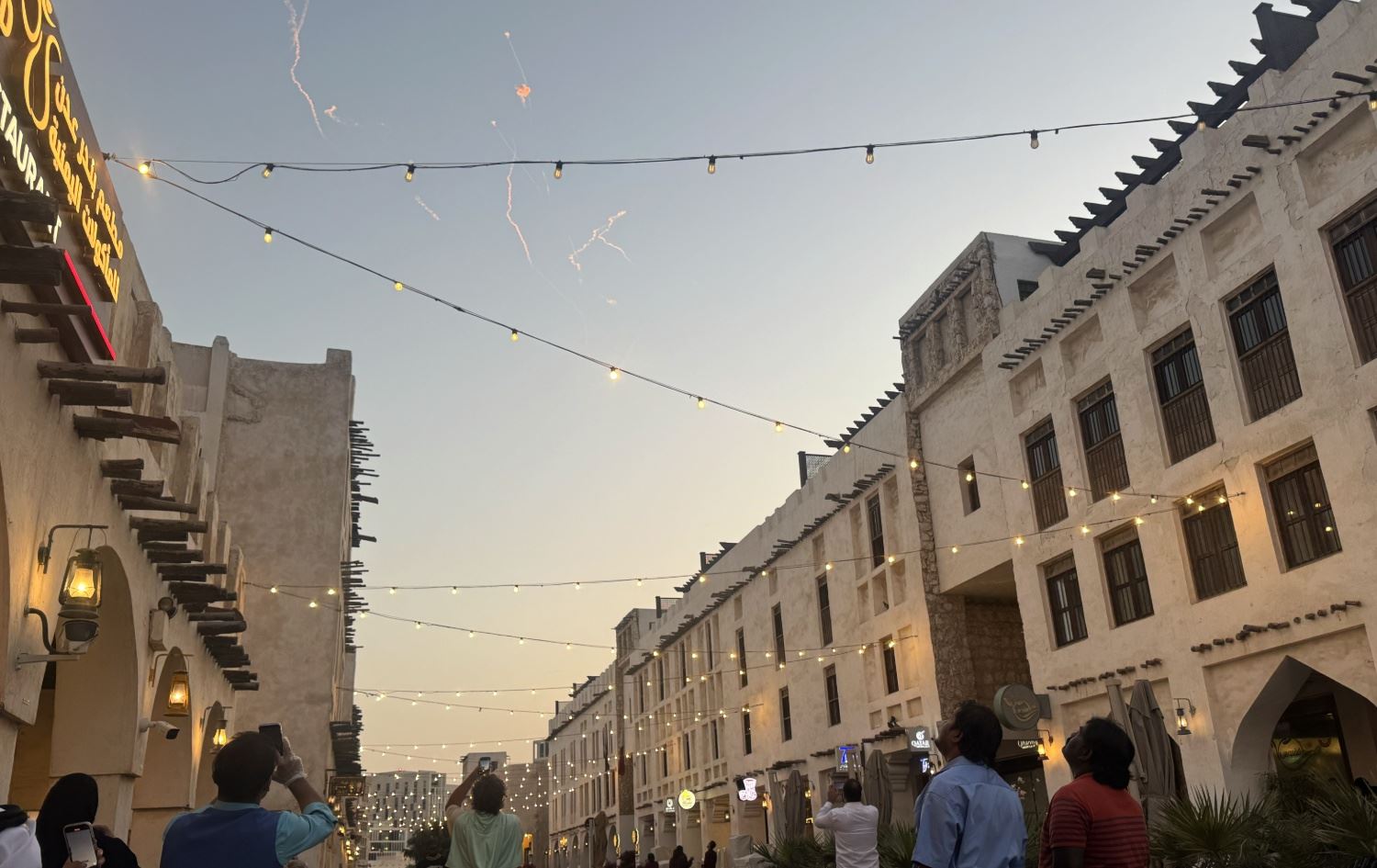 Êrişeke li ser Qeterê (28.02.2026) / Wêne: AA