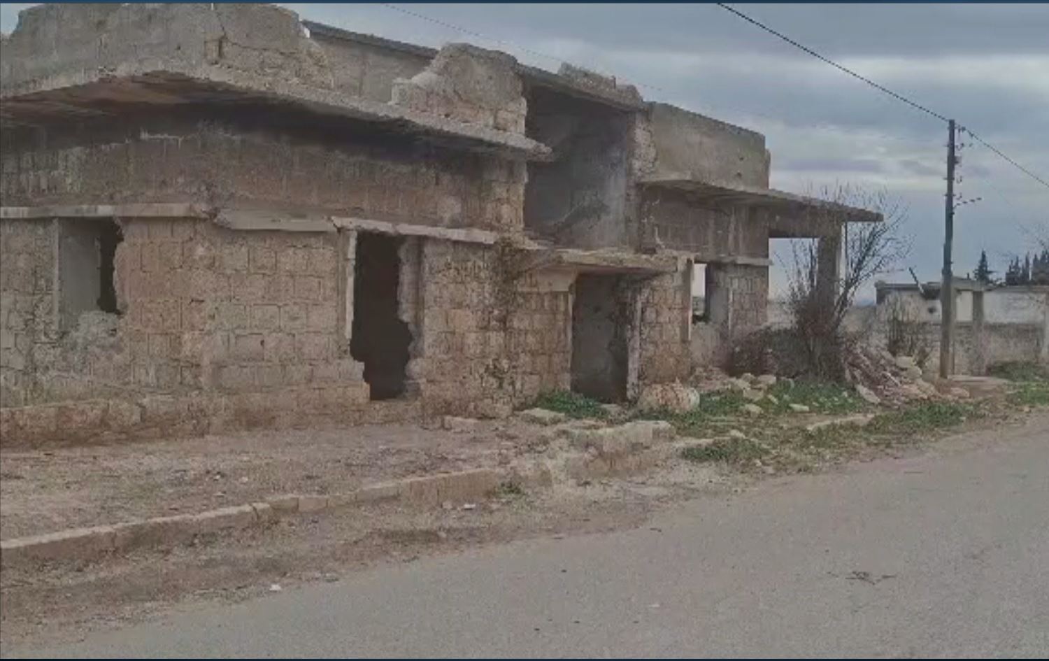 Maleke wêrankirî ya li Efrînê / Wêne: Rûdaw