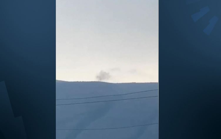 دخان يتصاعد من جبل بني حرير في أربيل