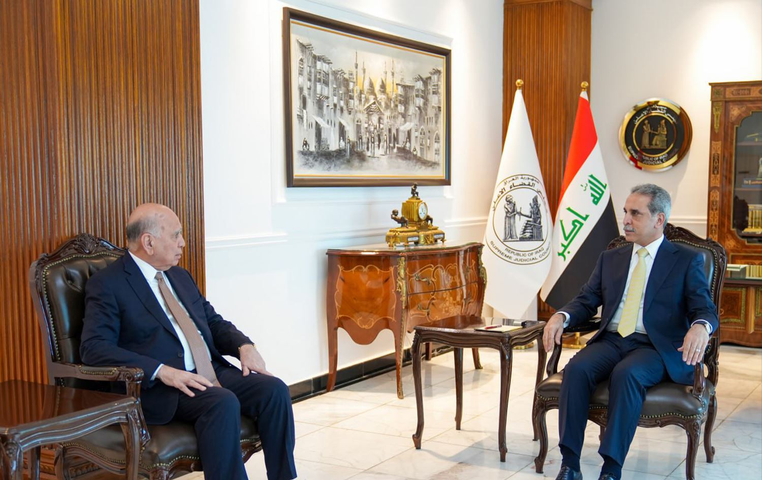 فائق زيدان وفؤاد حسين